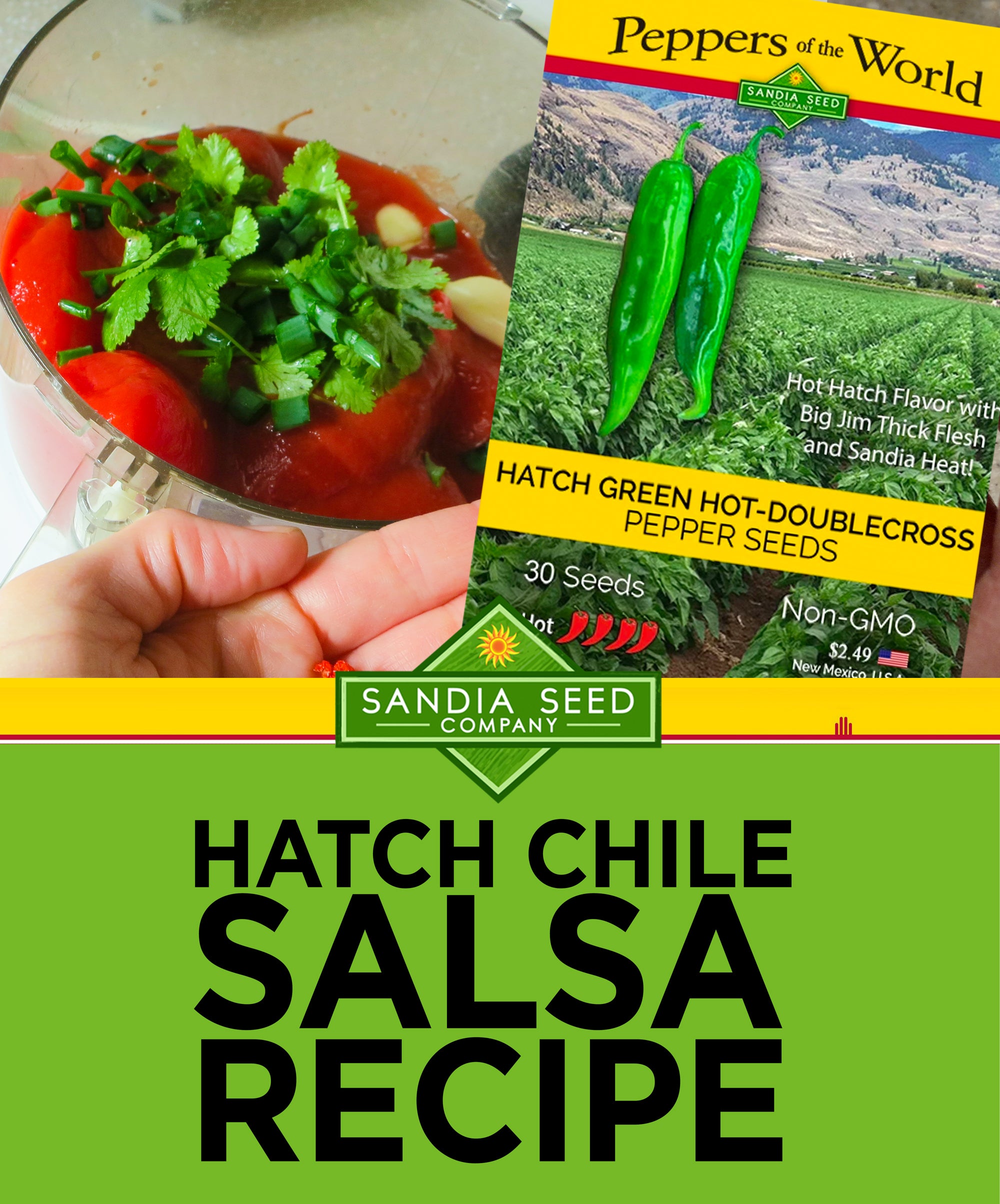 Mexican Salsa & Hot Sauce Making Kit | Basic | 6 Non-GMO Seed Varieties |  Mexican Seeds For Salsa, Hot Sauce, Pico De Gallo | Includes Jalapeno