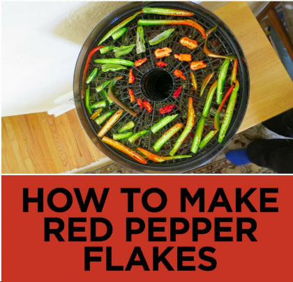 How To Make Your Own Red Pepper Flakes Using Fresh Peppers