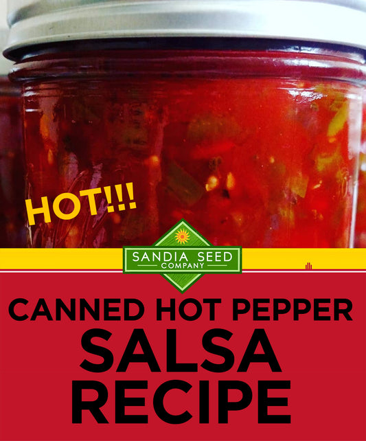 Canned Hot Pepper Salsa Recipe