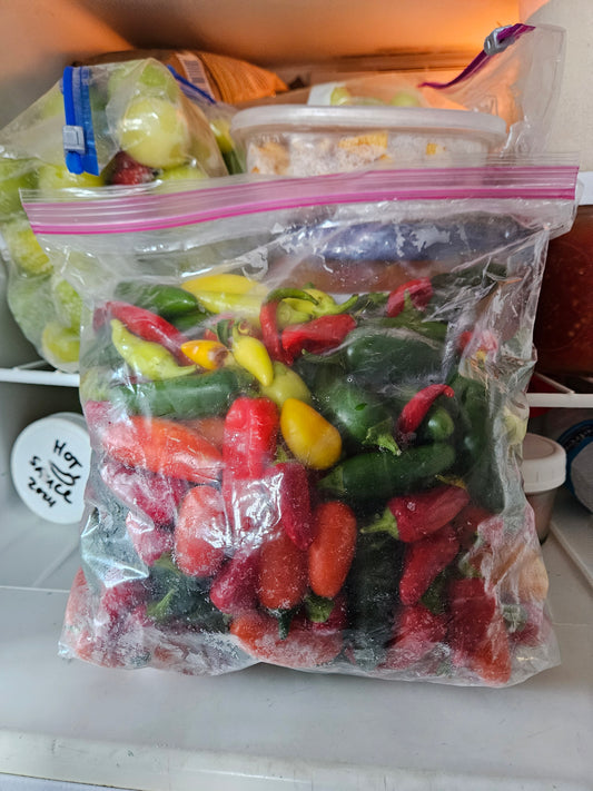 Freeze Peppers!