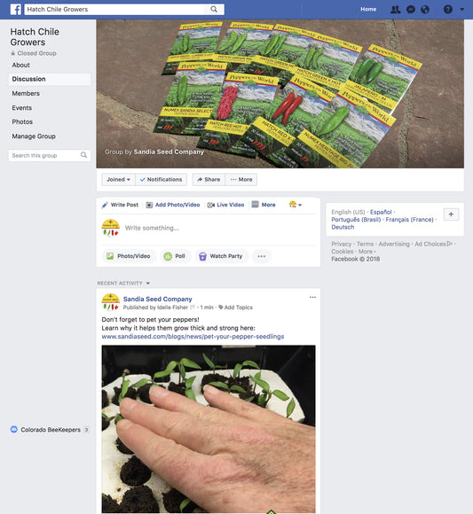 Join the Hatch Chile Growers Group on Facebook