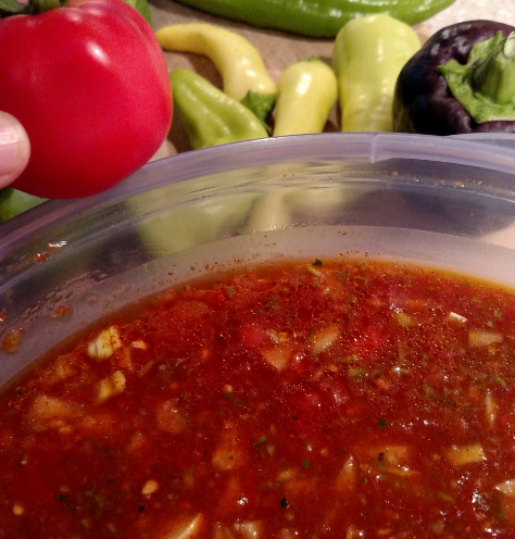 Gazpacho Recipe with Peppers