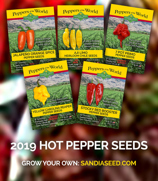 NEW Hot Pepper Seeds for 2019!