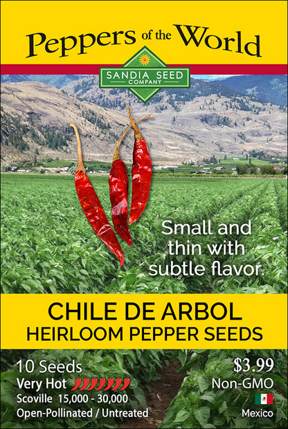 Chile de Arbol Seeds