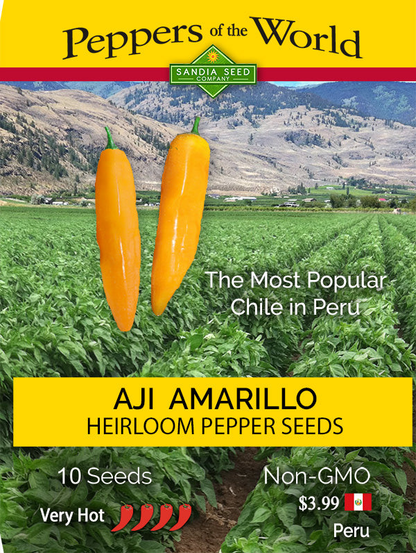 Image of Aji Amarillo Seed Packet - Sandia Seed Company